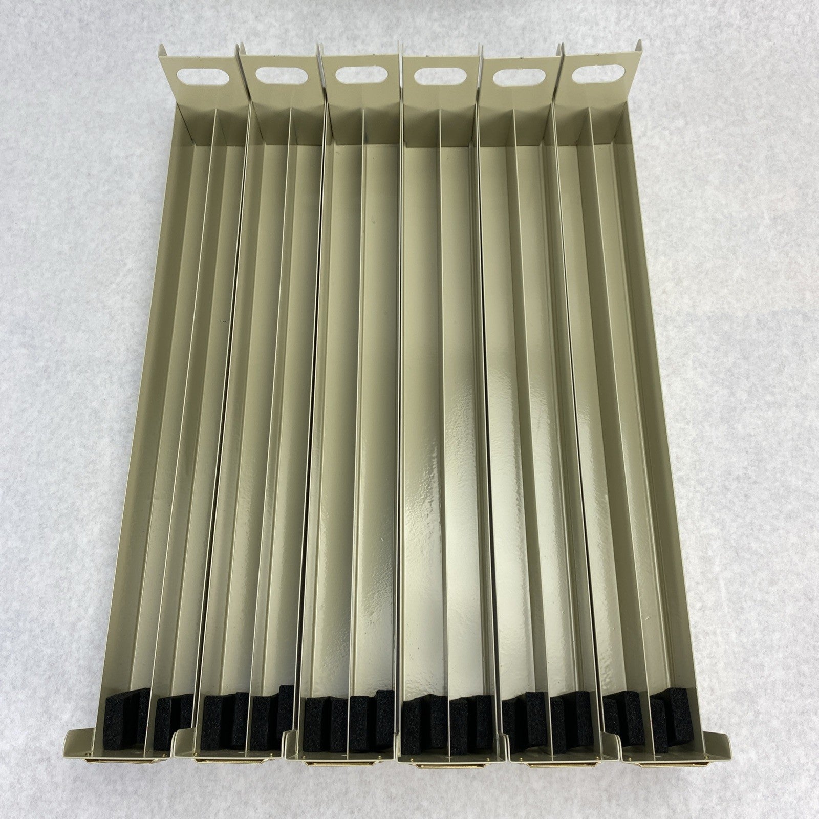 Fisherbrand 07212103 Six Microscope Slide Storage Divided Drawers Light Tan2
