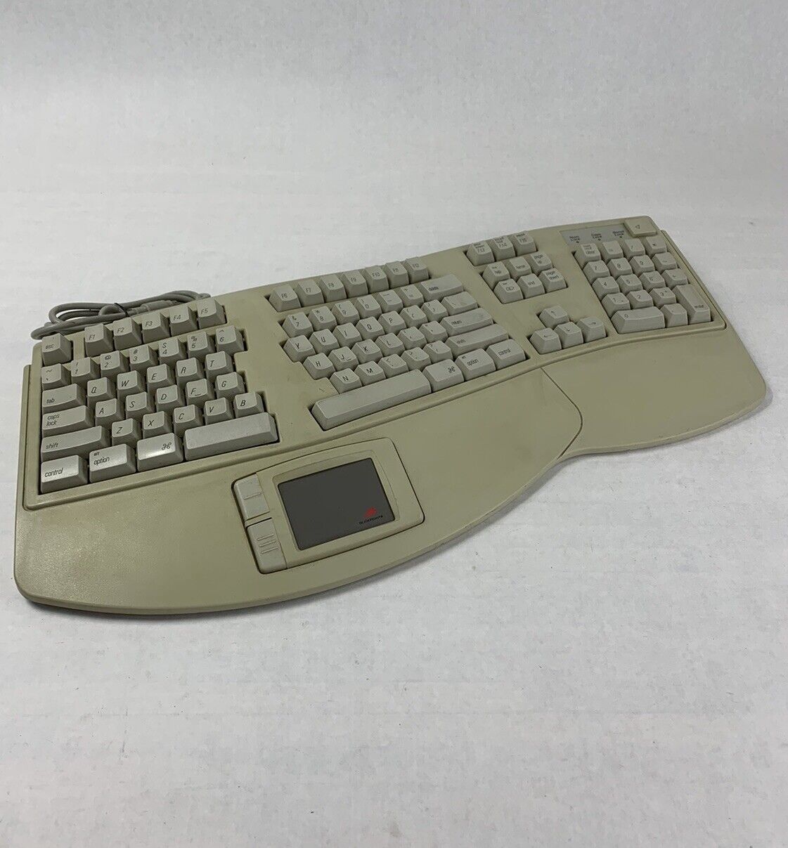 Mac Extend Ergonomic Mechanical Keyboard Glidepoint Trackpad EKB-905TP