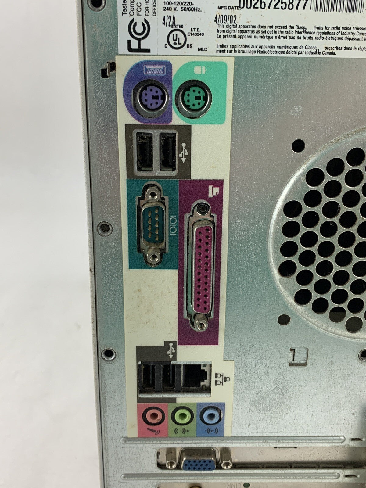 Gateway E-3600 MT Intel Pentium 4 1.6 GHz 680 MB RAM No HDD No OS