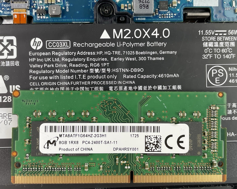 HP EliteBook 850 G8 15.6" i5-1145G7 2.60 GHz 8 GB RAM No SSD/OS/AC- Bad USB Slot