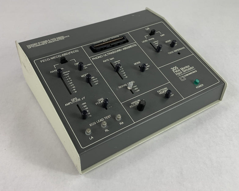 Corometrics 305 Fetal Monitor Input Simulator - Power Tested