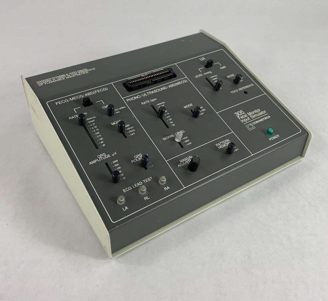 Corometrics 305 Fetal Monitor Input Simulator - Power Tested0
