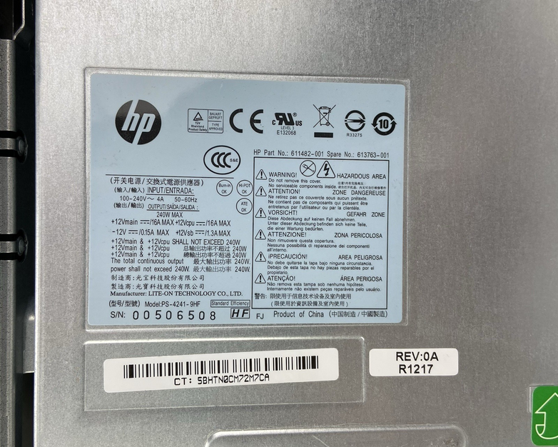 HP 4000 Pro SFF Intel Celeron E34 2.6GHz 2GB RAM No HDD No OS