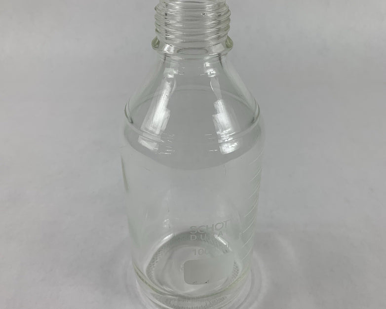 Schott Duran 1000 mL Round Wide Mouth Media Storage Bottle - No Lid