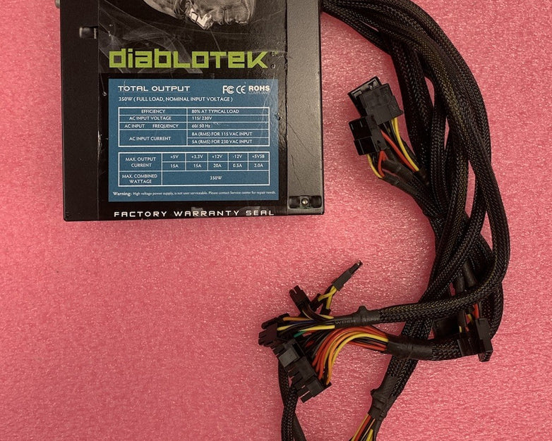 Diablotek PHD Series 350 350W Power Supply