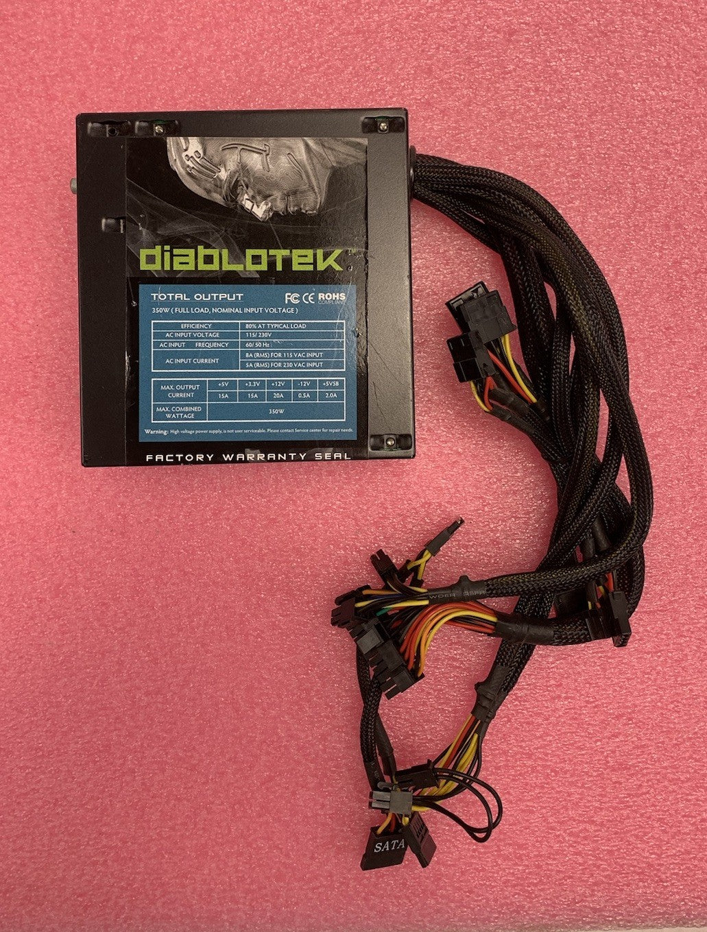 Diablotek PHD Series 350 350W Power Supply