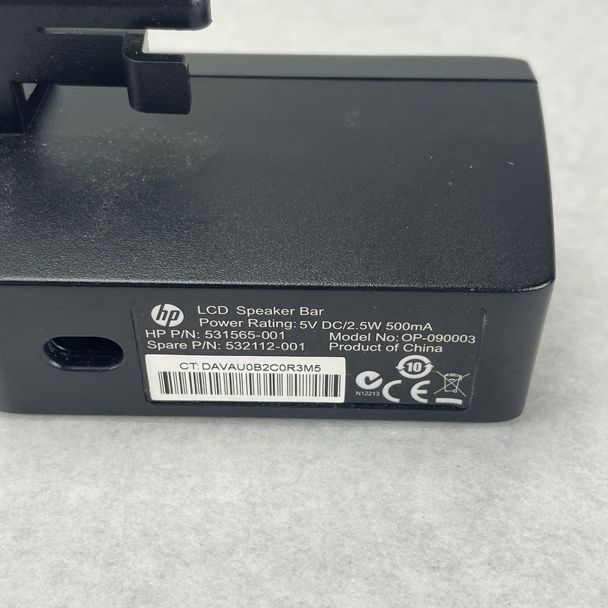 Black HP OP-090003 Wired USB Soundbar Lot of 35