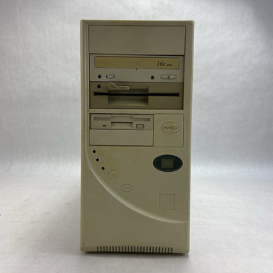 Vintage Baby AT Computer Case L&C Tech LC-250W 250W AT PSU LCD MHz Display