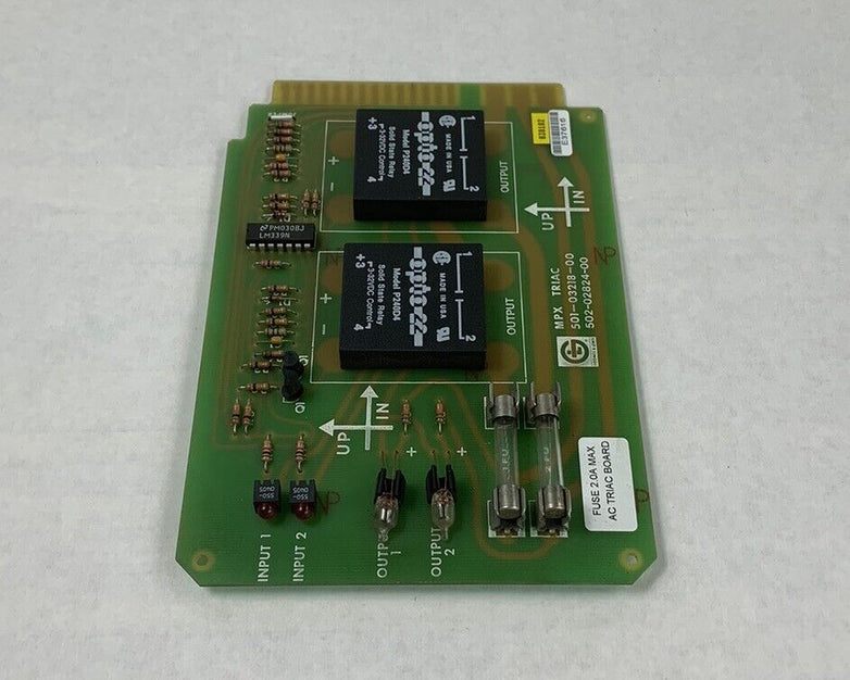 Giddings & Lewis MPX Triac 501-03218-00  502-02824-00 Circuit Board (Lot of 2)