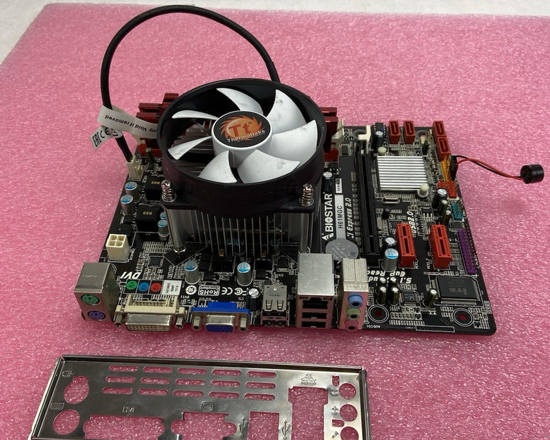 BioStar H61MGC Motherboard Intel Core i5-3470 3.2GHz 16GB RAM w/IO