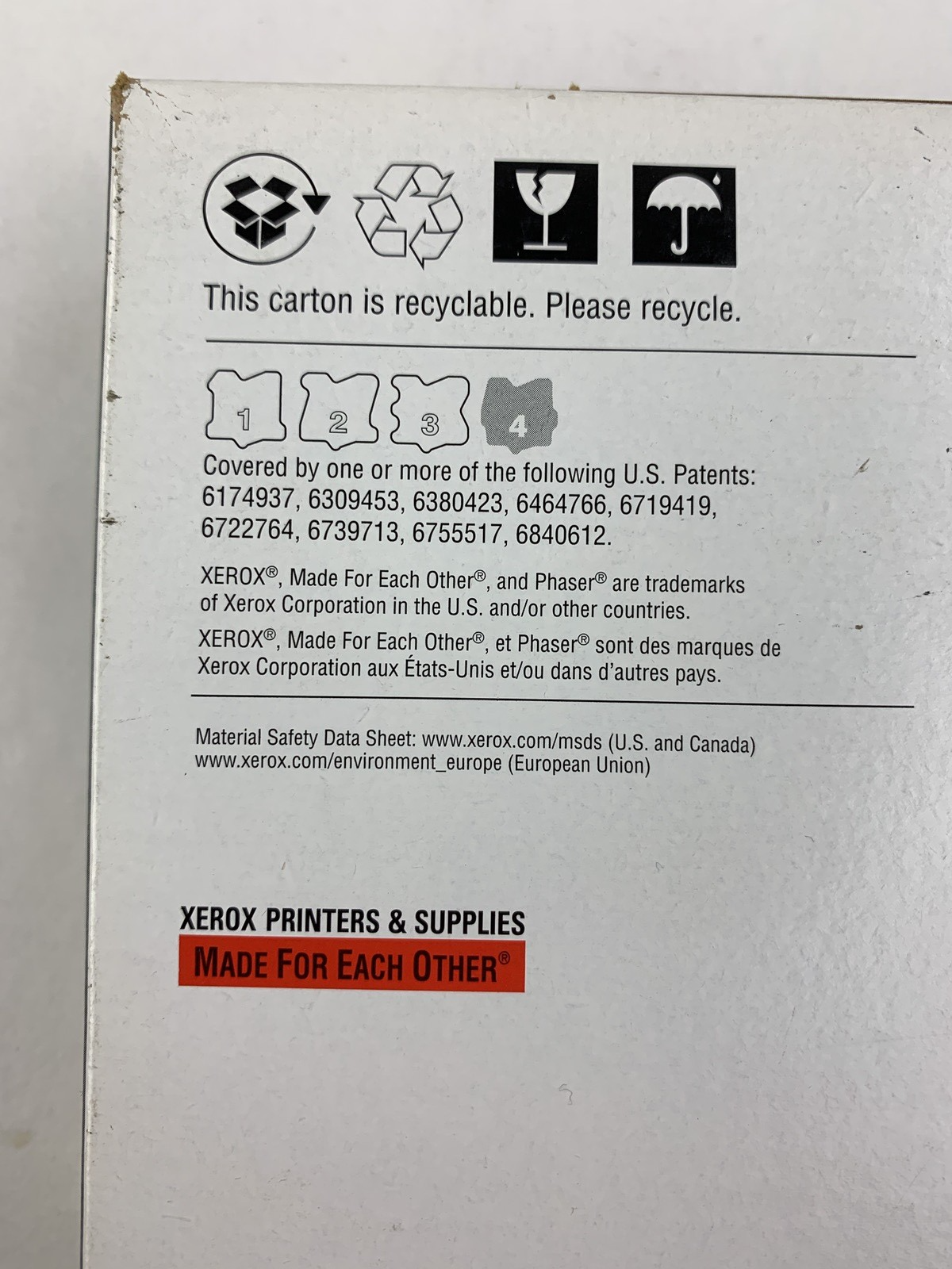 Xerox 108R00727 Solid Ink 8560/8560MFP Black Ink Cartridges New Sealed OEM Box