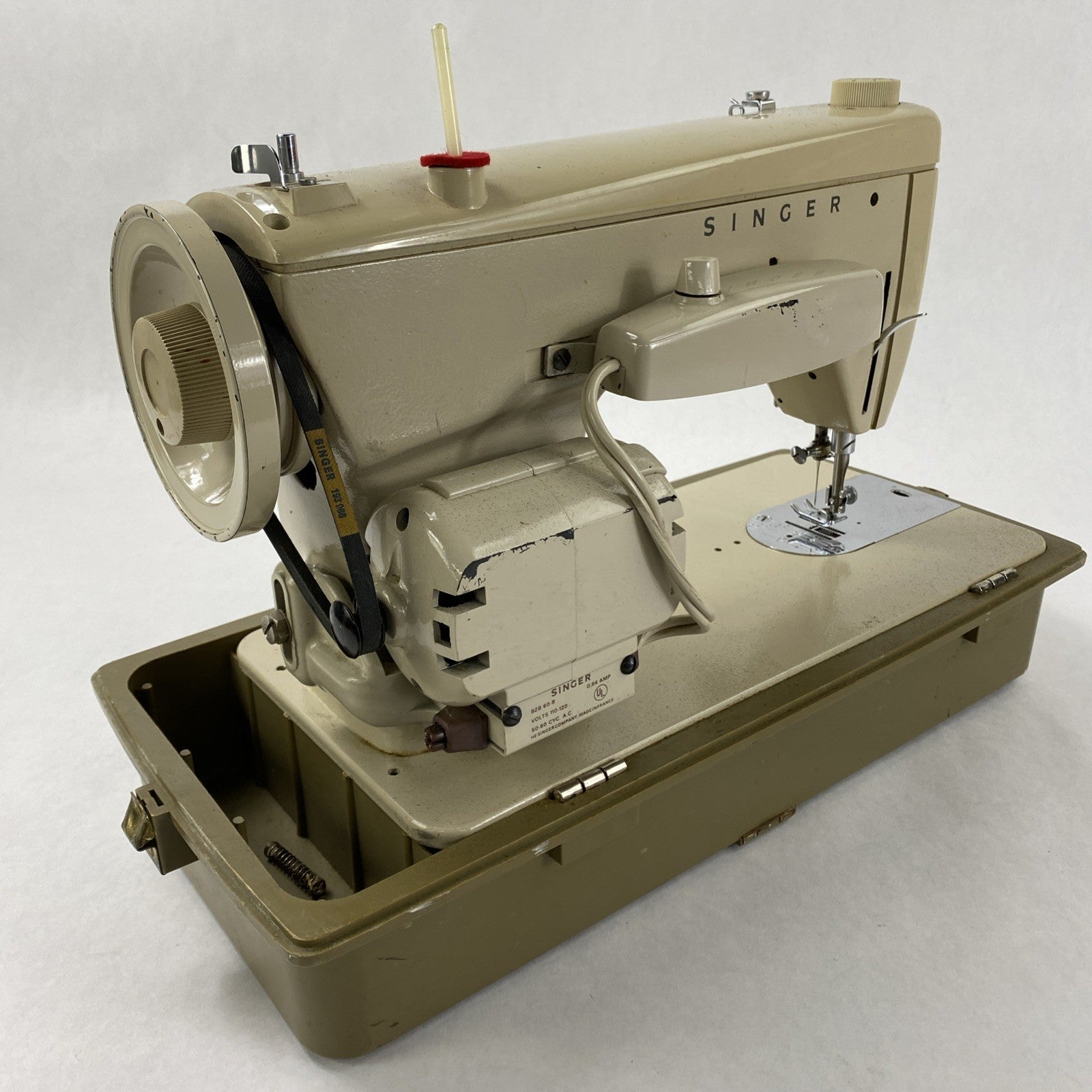 Singer Model 237 Fashion Mate Sewing Machine Cut Wire No pedal - Parts or Repair2