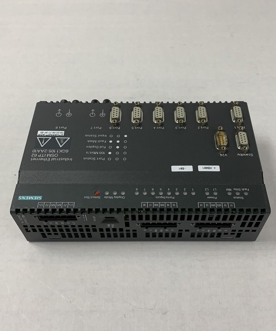 Siemens SIMATIC 6GK1105-2AA10 Industrial Optical Switch Module OSM ITP 62