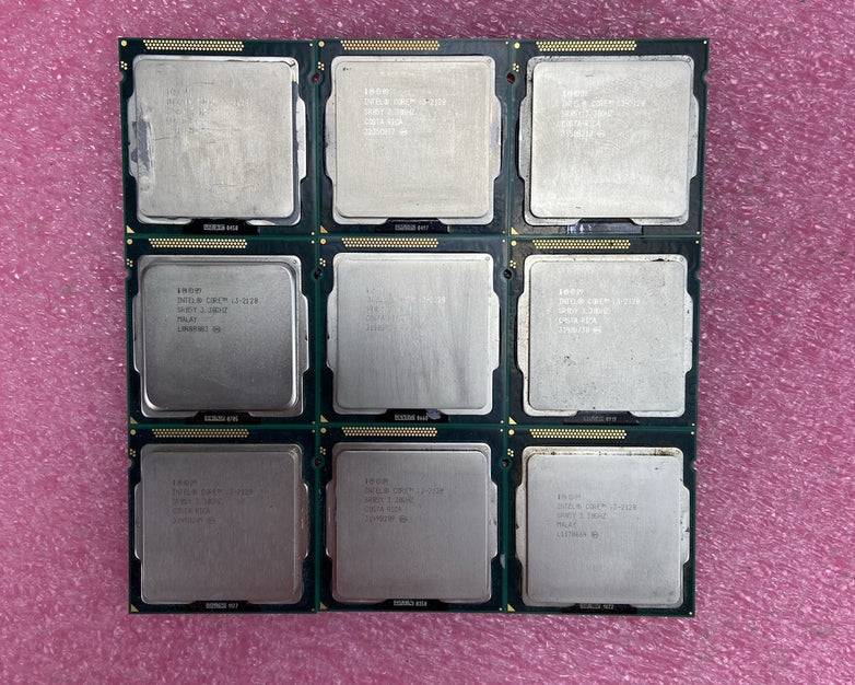 Lot of 9 Intel Core i32120 SR05Y 3.3GHz Desktop Processor