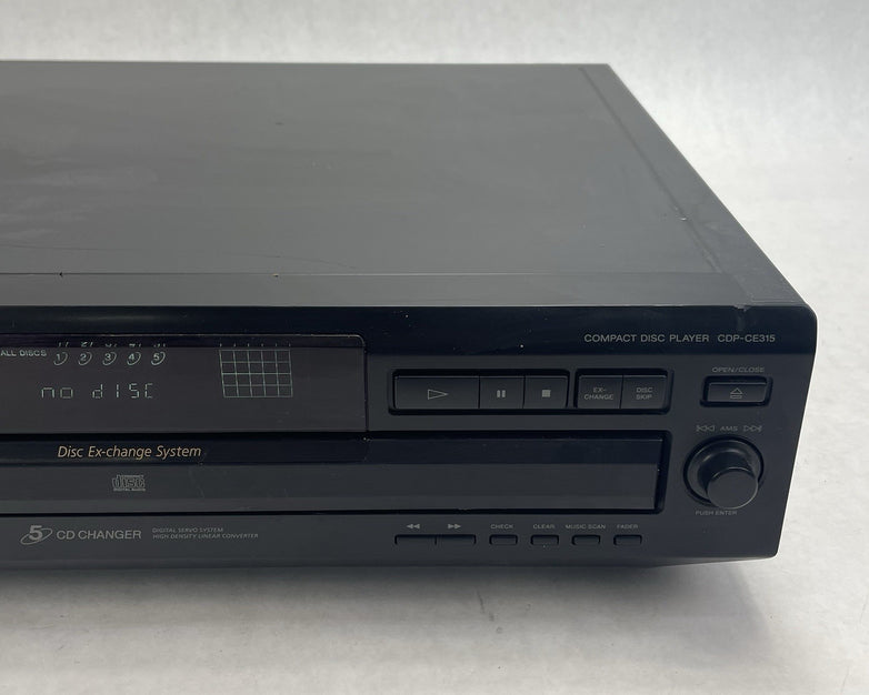 Sony CDP-CE315 5 Disc Changer CD Player Tested
