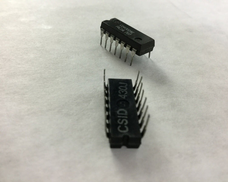 Genuine RCA CD4002AE Integrated Circuit  14 Pin Dip  Lot of 10