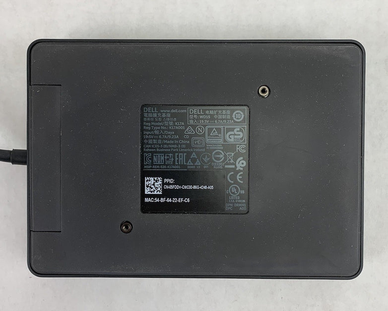 Dell K17A001 USB-C Docking Station (Lot of 2)