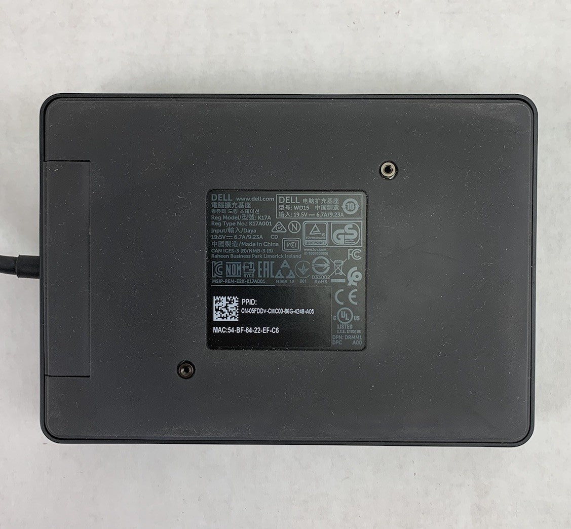 Dell K17A001 USB-C Docking Station (Lot of 2)