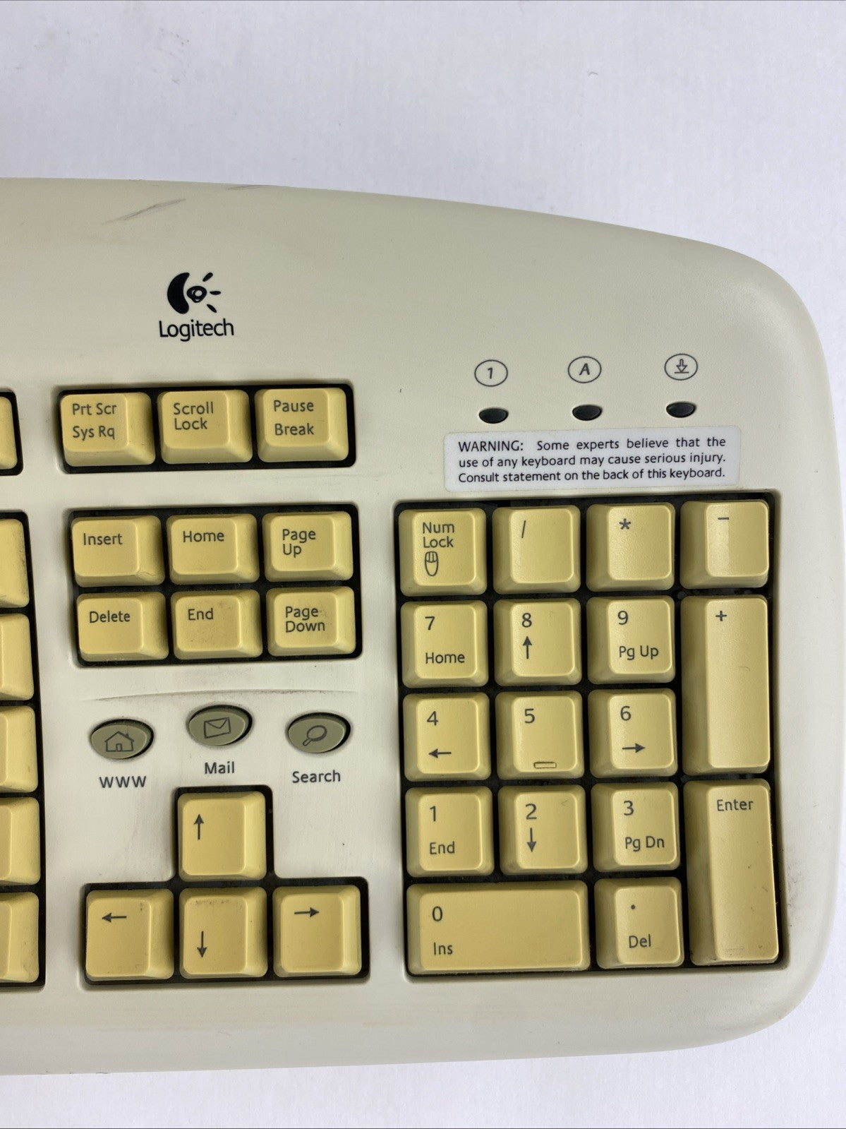 Logitech Y-SG13 PS/2 104-Key QWERTY Wired Membrane Keyboard4