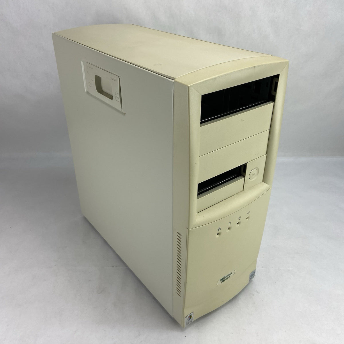 Midwest Micro Vintage Mid Tower Computer Case Bare Bones No PSU0