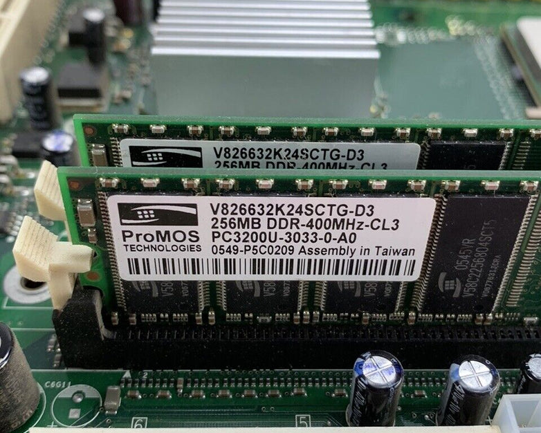 Dell 0WF887 Motherboard Celeron 2.53GHz 512MB RAM with I/O Shield