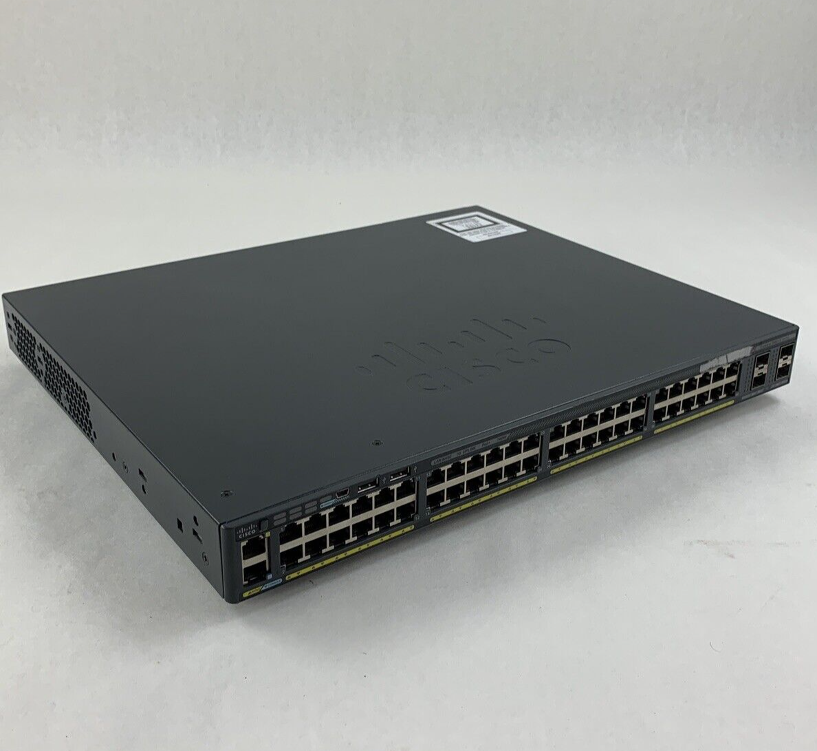 Cisco WS-C2960X-48FPS-LV05 48Port POE+ Switch Tested W/C2960X-STACK No OS