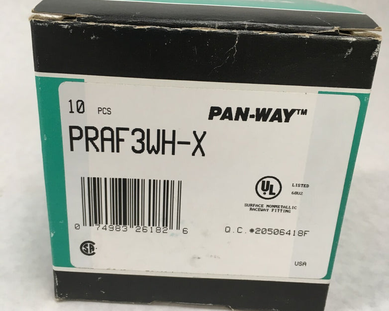 Panduit Pan-Way PRAF3WH-X Right Angle FIT PD3 (Box of 10)