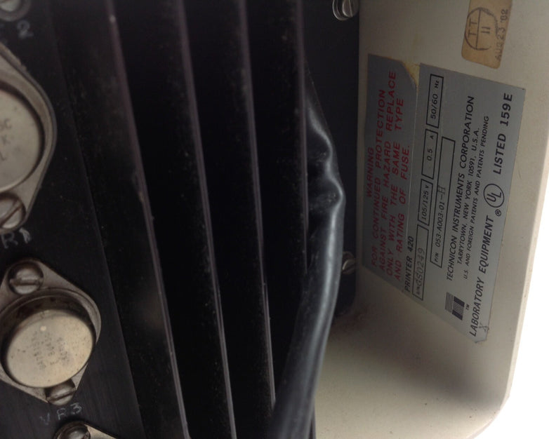 Technicon 420 Printer Technicon Instruments Corporation 053-A003-01