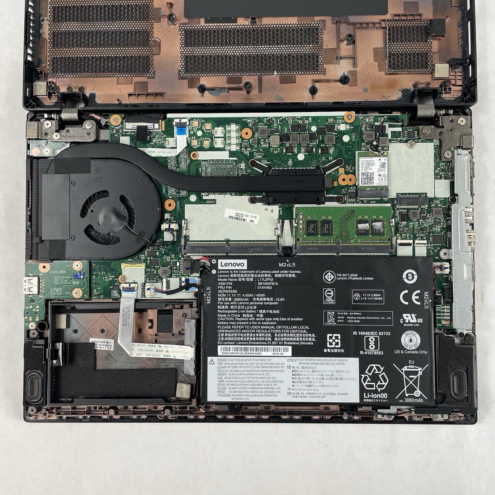 Lenovo ThinkPad L480 14" i5-8250U 1.60 GHz 8 GB RAM No SSD/OS/AC16