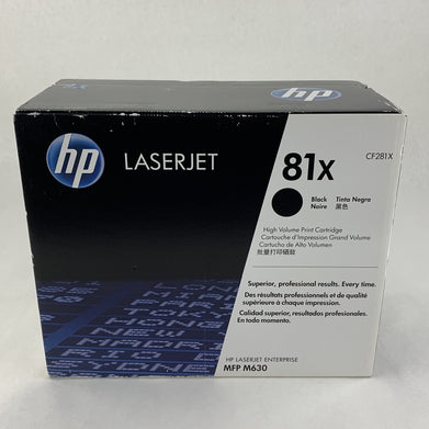 HP 81X CF281X Laserjet Black Toner Cartridge M630 NEW OEM Sealed Box