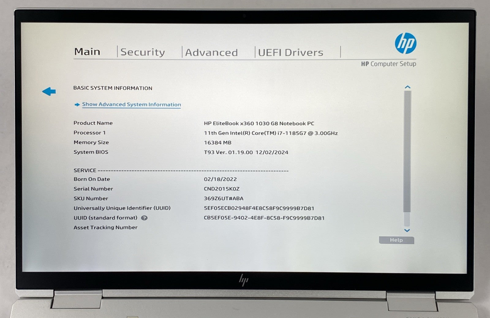 HP EliteBook x360 1030 G8 13.3" Touch i7-1185G7 3.00 GHz 16 GB RAM No HDD No OS