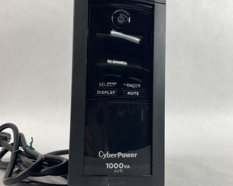 CyberPower CP1000AVRLCDa 1000VA 600W 9 Outlets 4 Surge 120V Tested Needs Battery