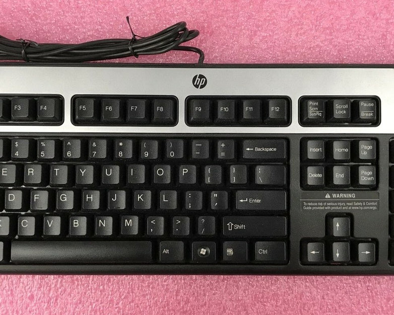 HP KU-0316 USB Wired 104-Key Layout Keyboard 434821002 (Lot of 3)