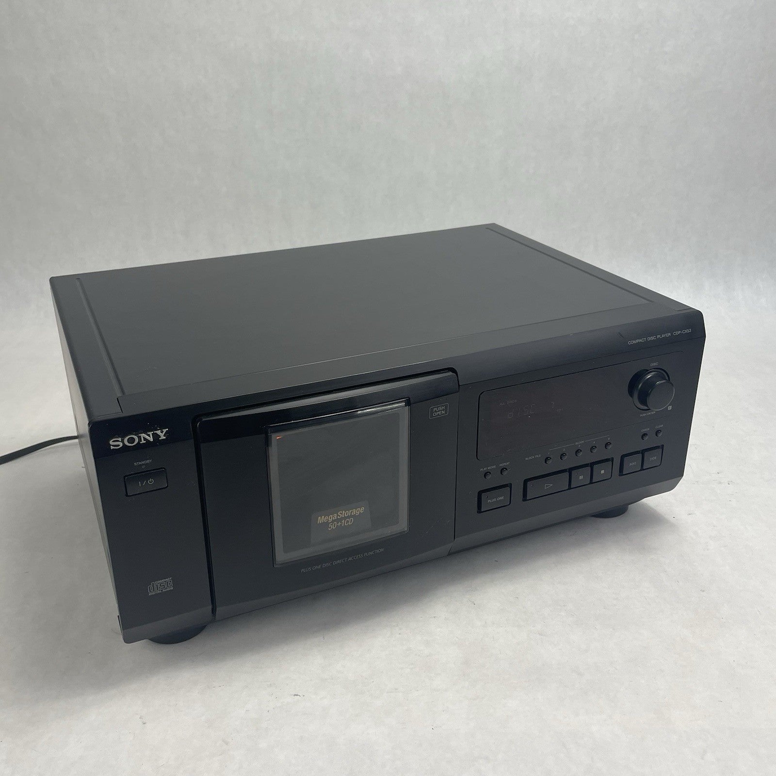 Sony CDP-CX53 50 Disc +1 CD Mega Storage Changer Player Carousel Tested0