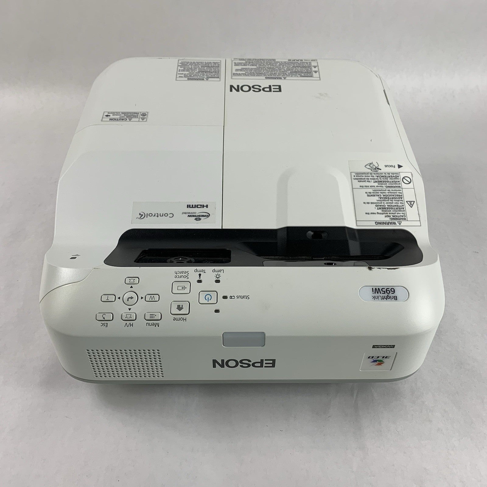 Epson PowerLite 695Wi H740A LCD Lamp Projector 1132 Lamp Hours - No Remote3