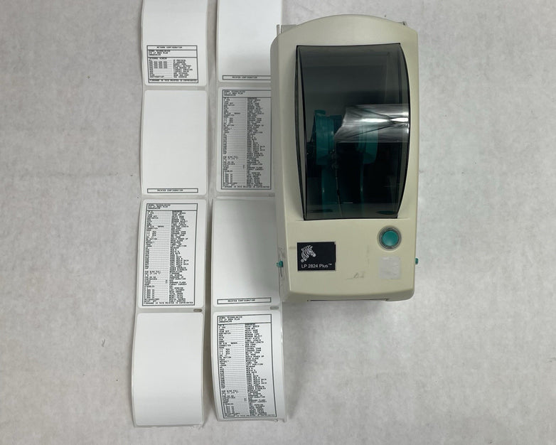 Zebra LP 2824 Z Direct Thermal Barcode Label Printer Tested