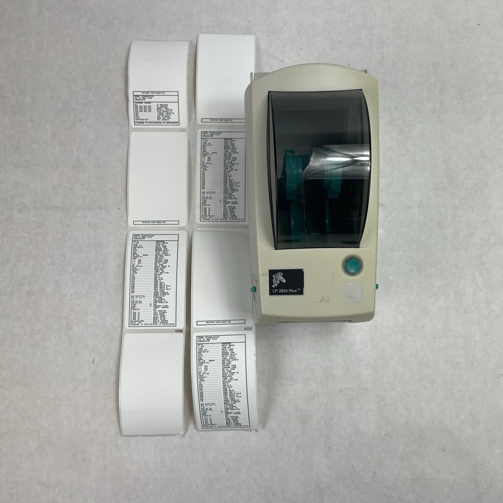 Zebra LP 2824 Z Direct Thermal Barcode Label Printer Tested