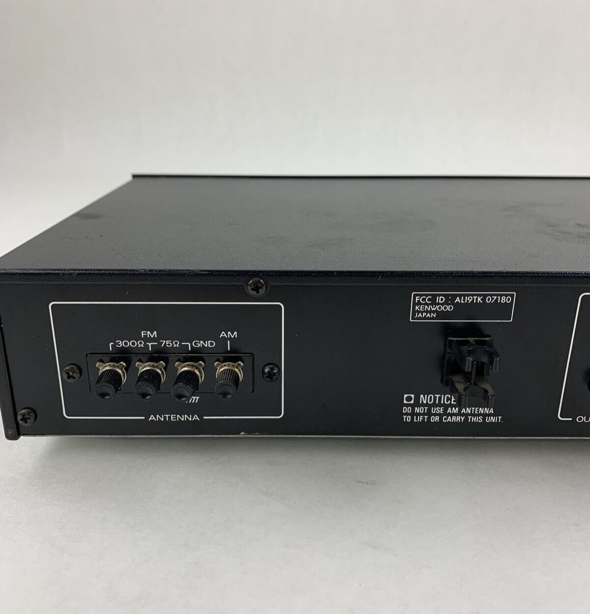 Kenwood KT-31B AM-FM Stereo Tuner Black Tested