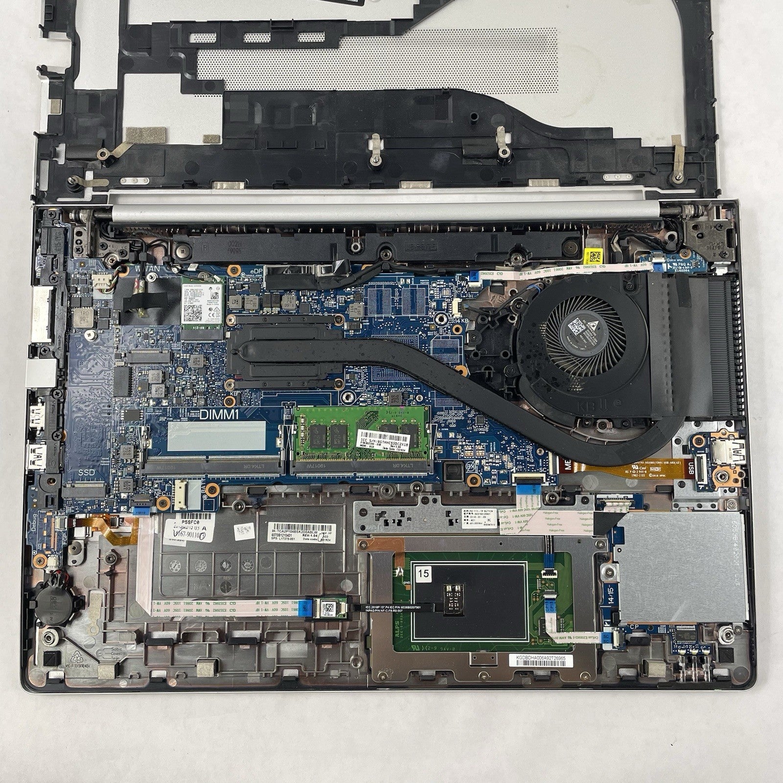 HP EliteBook 850 G5 15.6" i7-8650U 1.90 GHz 8 GB RAM No SSD/OS/AC/Battery16