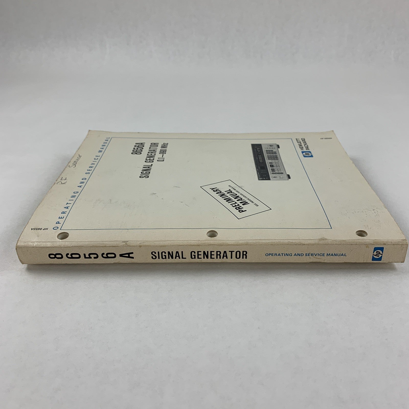 HP 08656-90109 8656A Signal Generator Operating and Service Manual May 1981