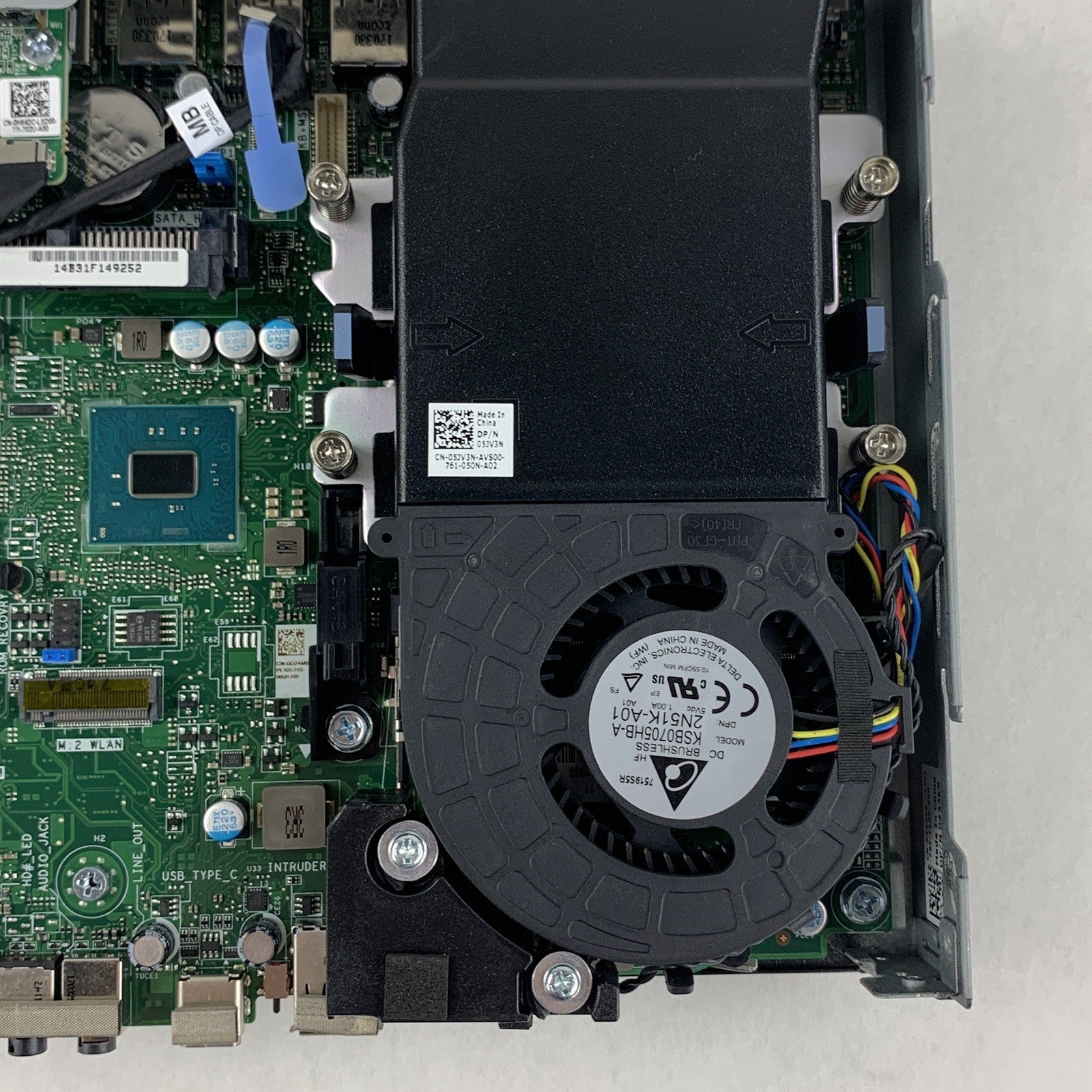 Dell OptiPlex 7050 Micro Desktop  i5-6500T 2.5 Ghz 8 GB RAM No OS No HDD No AC