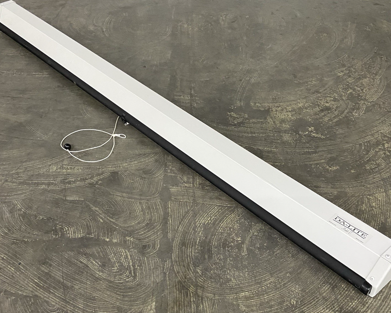 Da-Lite  Model C Manual Projection Screen 96" 16:10 - Tensioner Broken