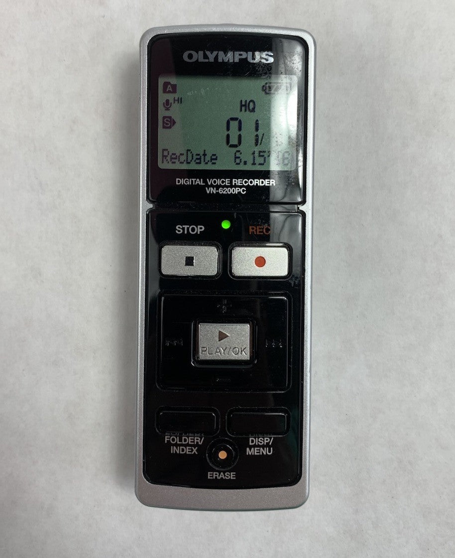 Olympus VN-6200PC Digital Voice Recorder - Tested6