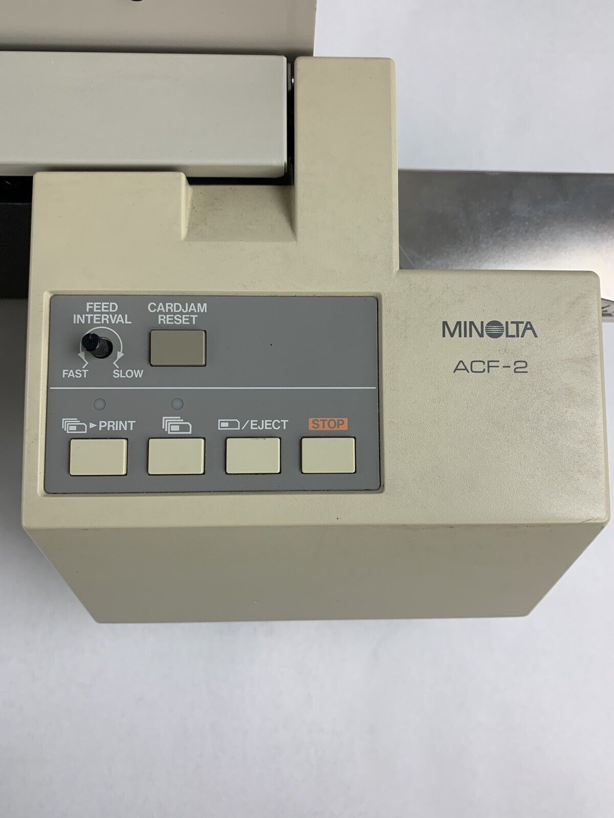 Minolta ACF-2 Microform Scanner Roll Film Carrier W/ Lens for Minolta RP 609Z