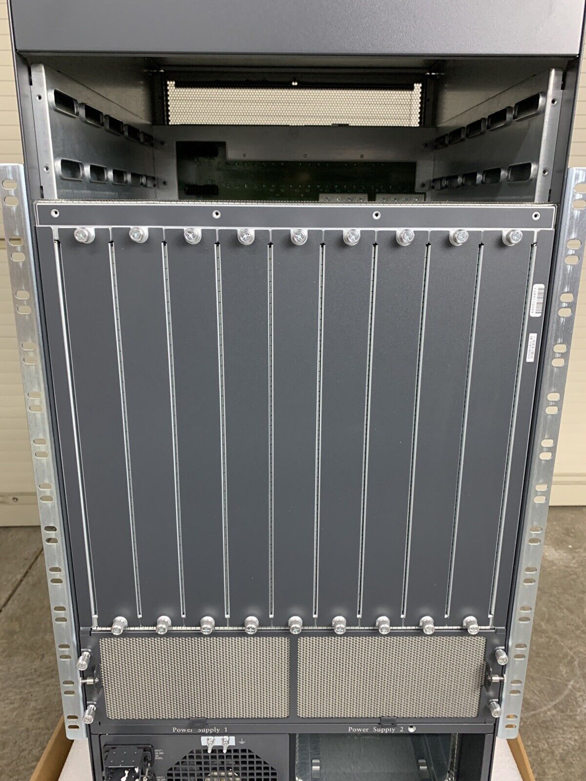 Cisco WS-C6509-V-E Genuine  Chassis W/ 1x Power Supply Box Opened No Faceplate