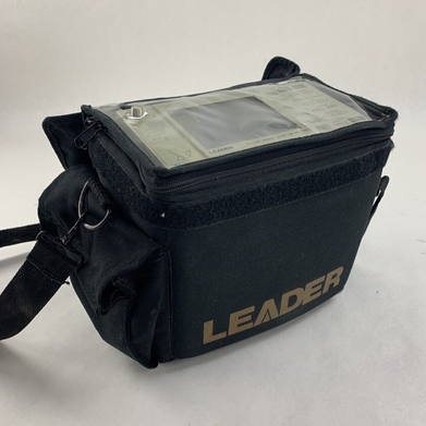 Leader 952 TV Satellite Signal Level Meter Powers On Screen Bleeding W/ Case