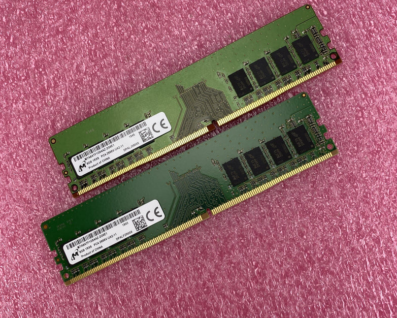 Micron MTA8ATF1G64AZ-2G6E1 8GB DDR4 SDRAM 2666MHz PC-21300 Tested Lot Of 2