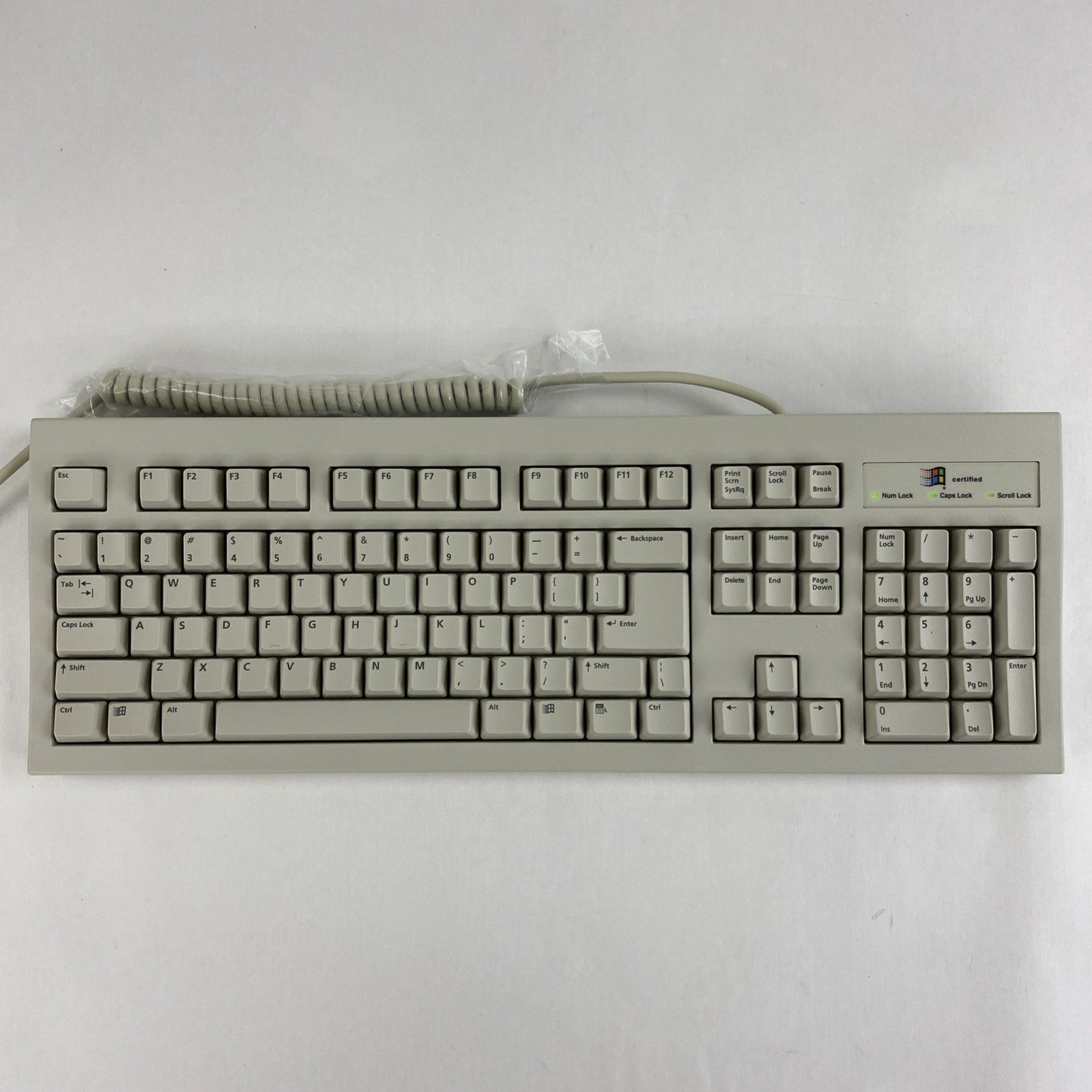 Vintage BTC 5140 Windows 95 Certified AT Membrane Keyboard - Open Box and Tested5