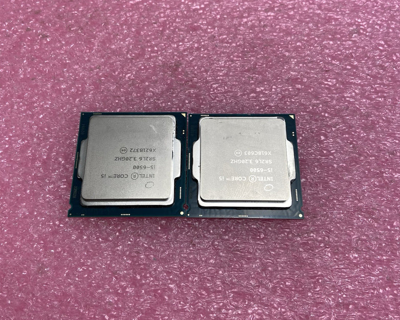 lot of 2 Intel Core i5-6500 SR2L6 3.2GHz Desktop CPU