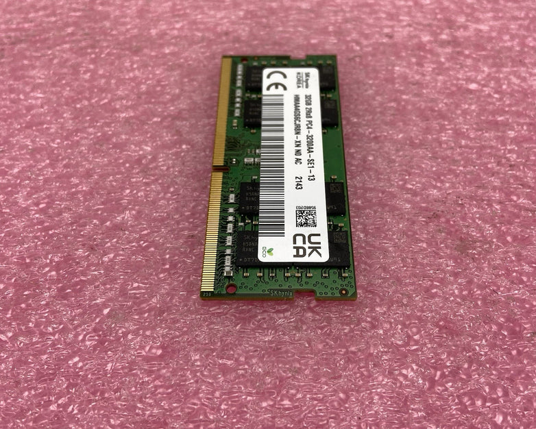 SK Hynix 32GB 2Rx8 PC4-3200AA-SE1-13 HMAAGS6CJR8N-XN NO AC
